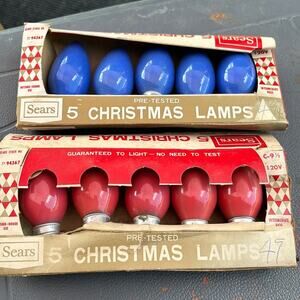 Vintage Sears Christmas Replacement Bulbs